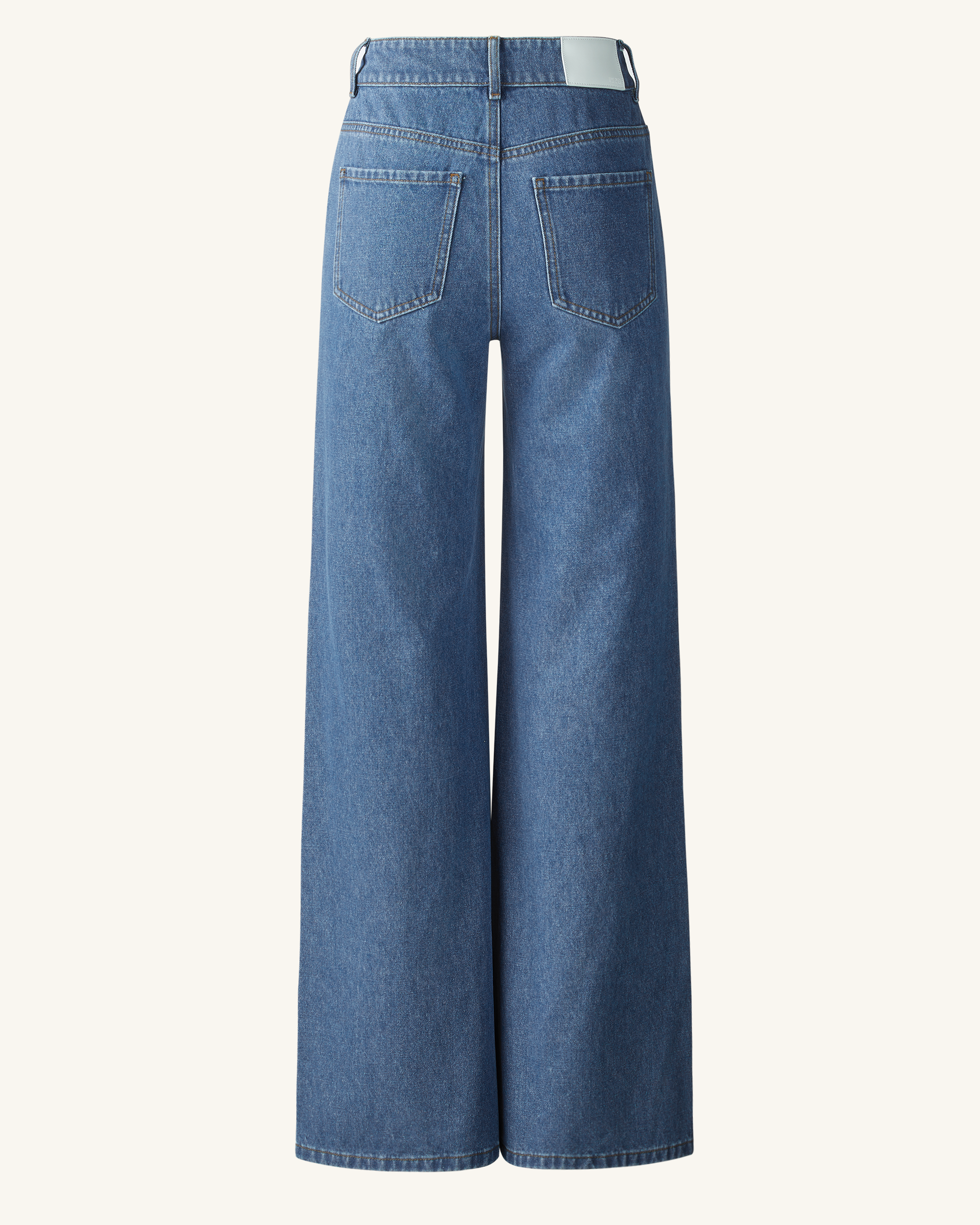 Sophia Embellished Heart Cut-Out Denim Jeans - Medium Blue - Image 4