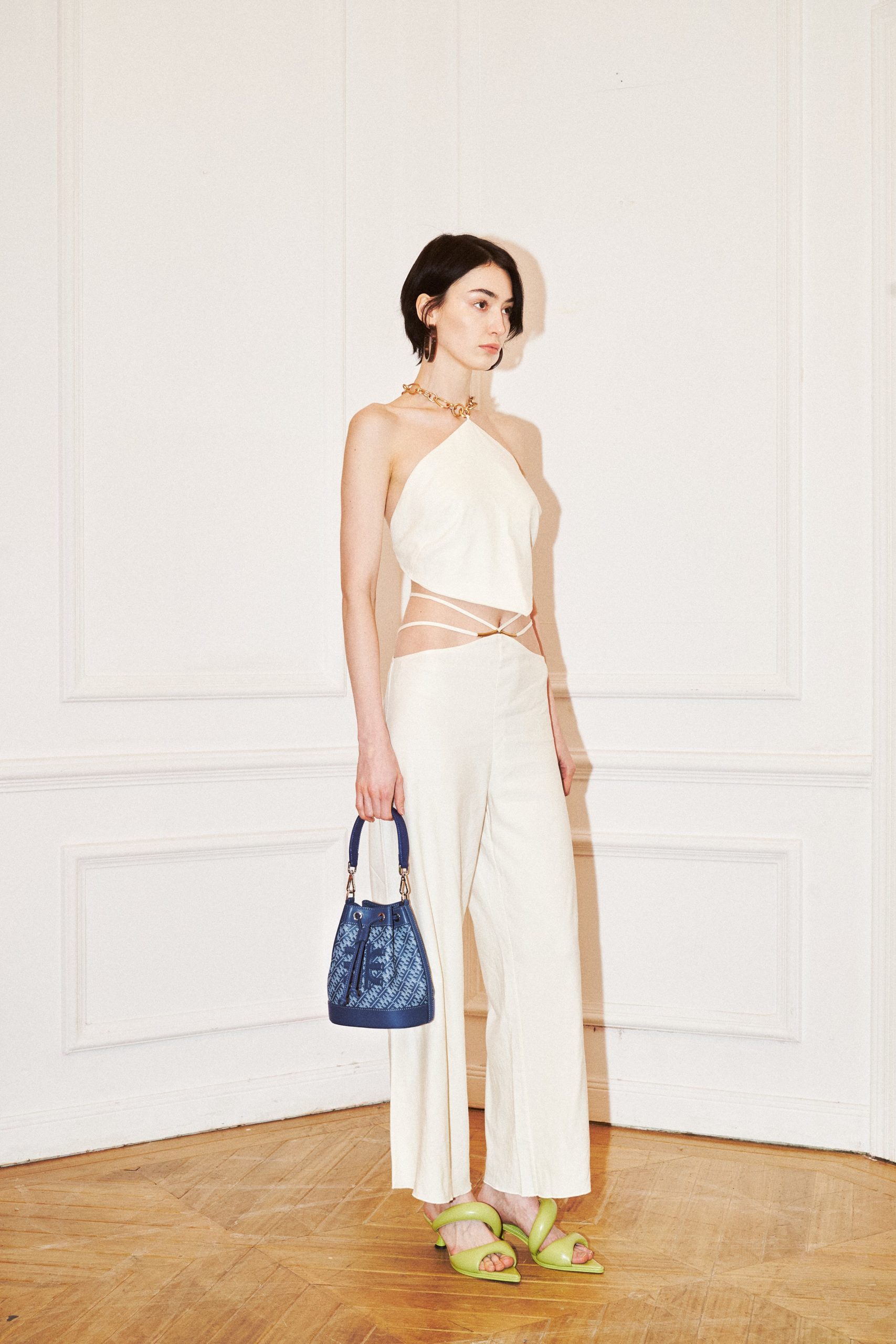 FEI Bucket Bag - Navy - Image 6