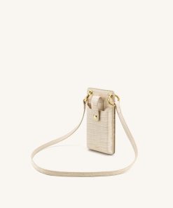 Alternative view of Quinn Phone Bag - Ivory  Croc