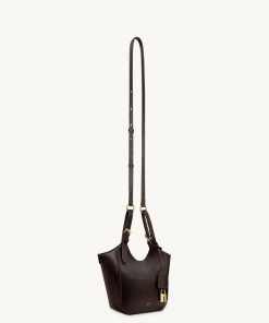 Alternative view of Ines Padlock Tote Bag - Dark Brown