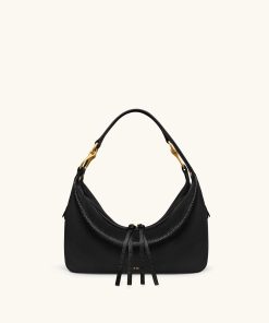 Alternative view of Selia Soft-Grain Crossbody Bag - Black