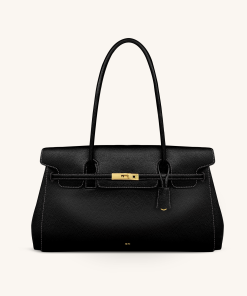 Yara Large Shoulder Bag - Black