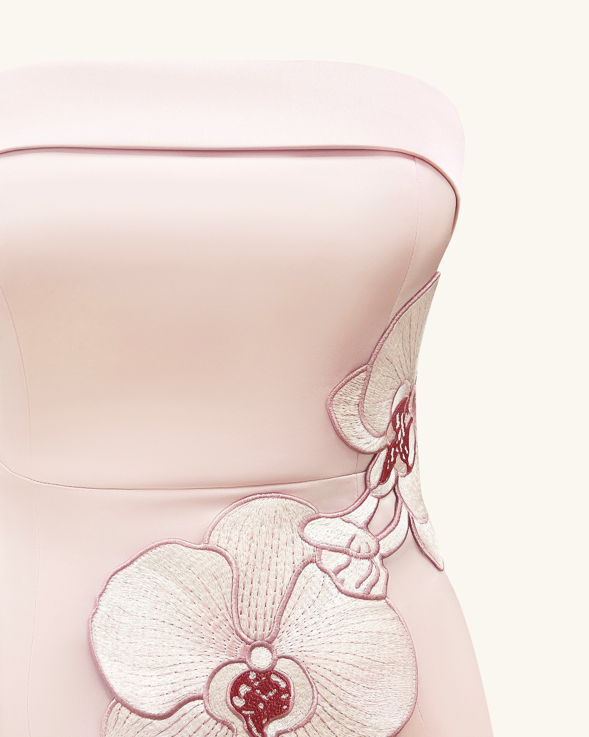 Orchid Embroidered Dress - Pink - Image 5