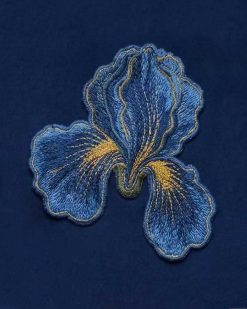 Alternative view of Iris Embroidered Strapless Maxi Dress - Navy Blue