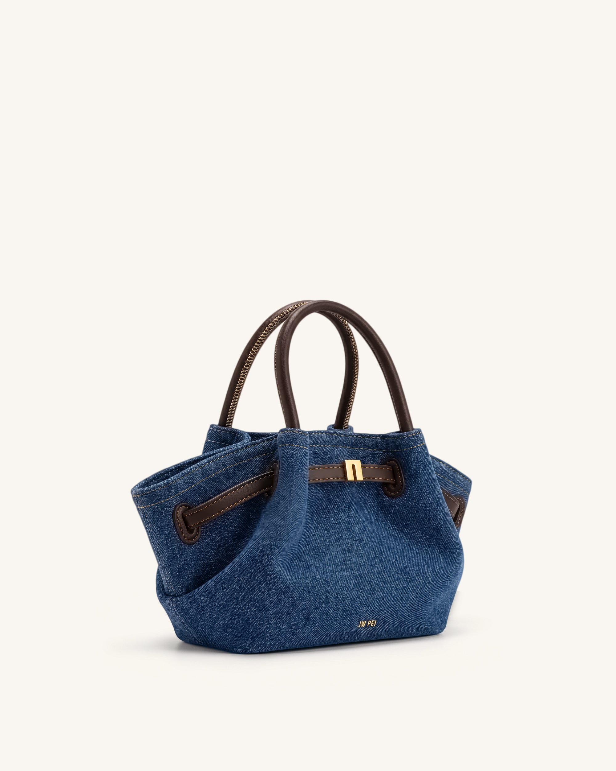Hana Mini Tote Bag - Blue Denim - Image 2