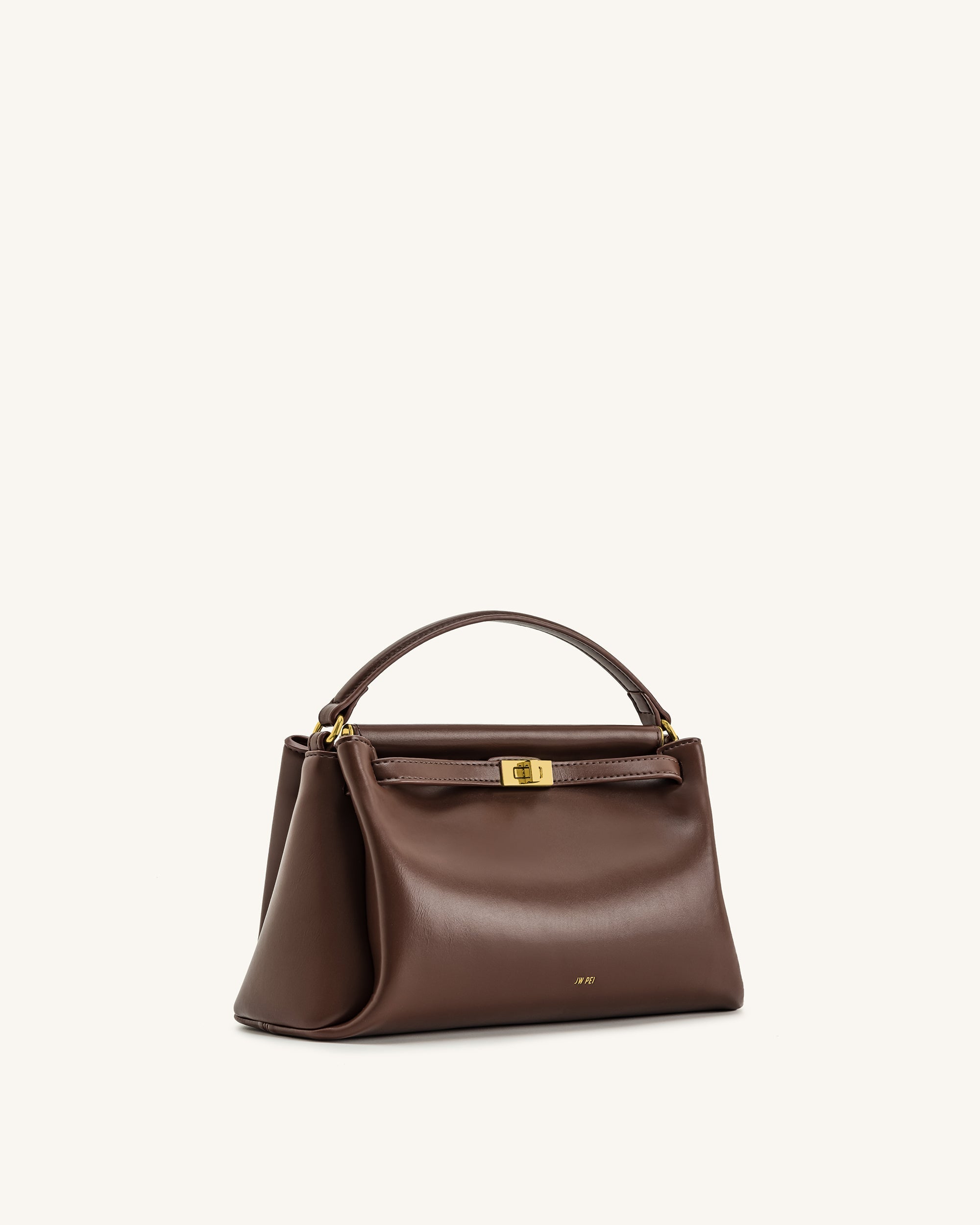Carmen Top Handle Bag - Reddish Brown - Image 3