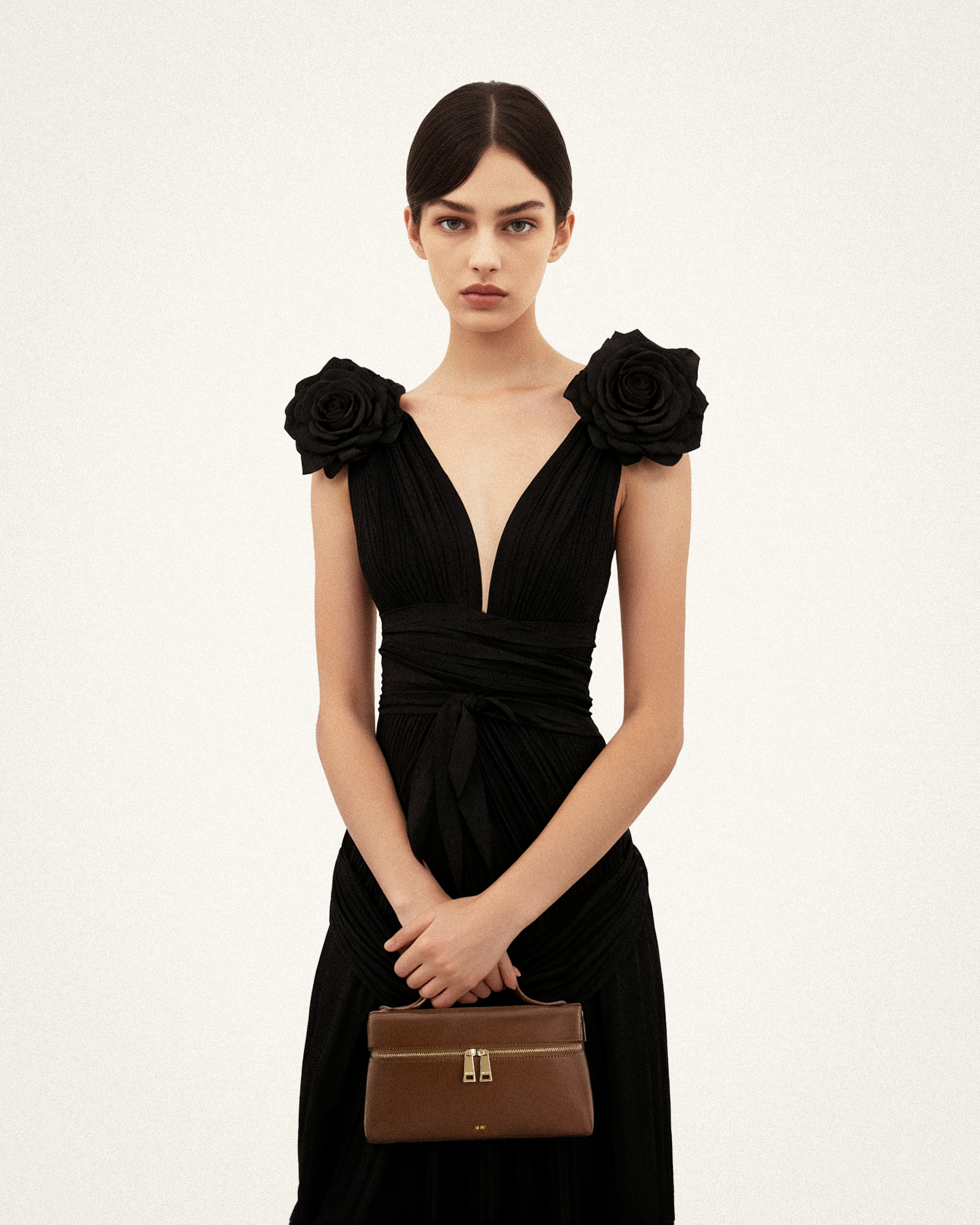 Thea Top Handle Bag - Brown - Image 2