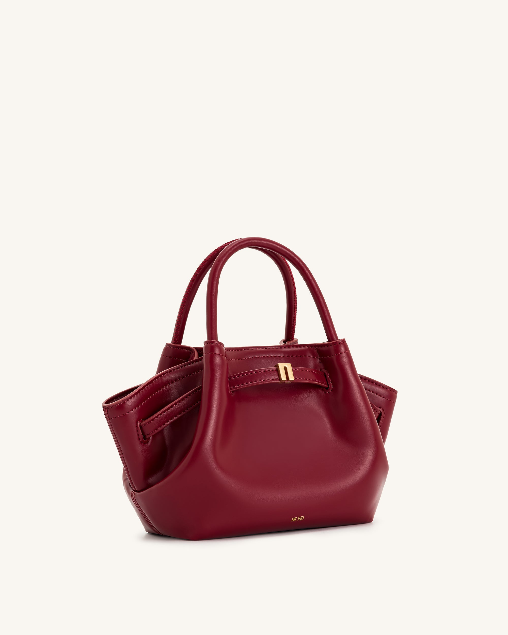 Hana Mini Tote Bag - Claret - Image 3