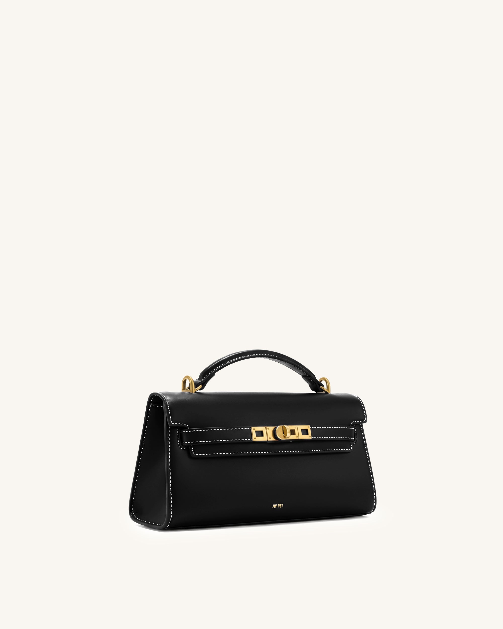Noor Top Handle Bag - Ink Black - Image 2