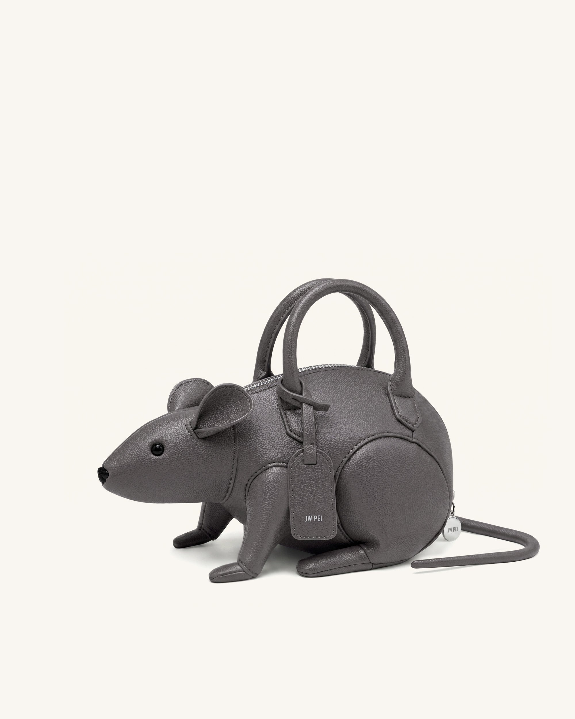 Mia Mouse Top Handle Bag - Gray - Image 2