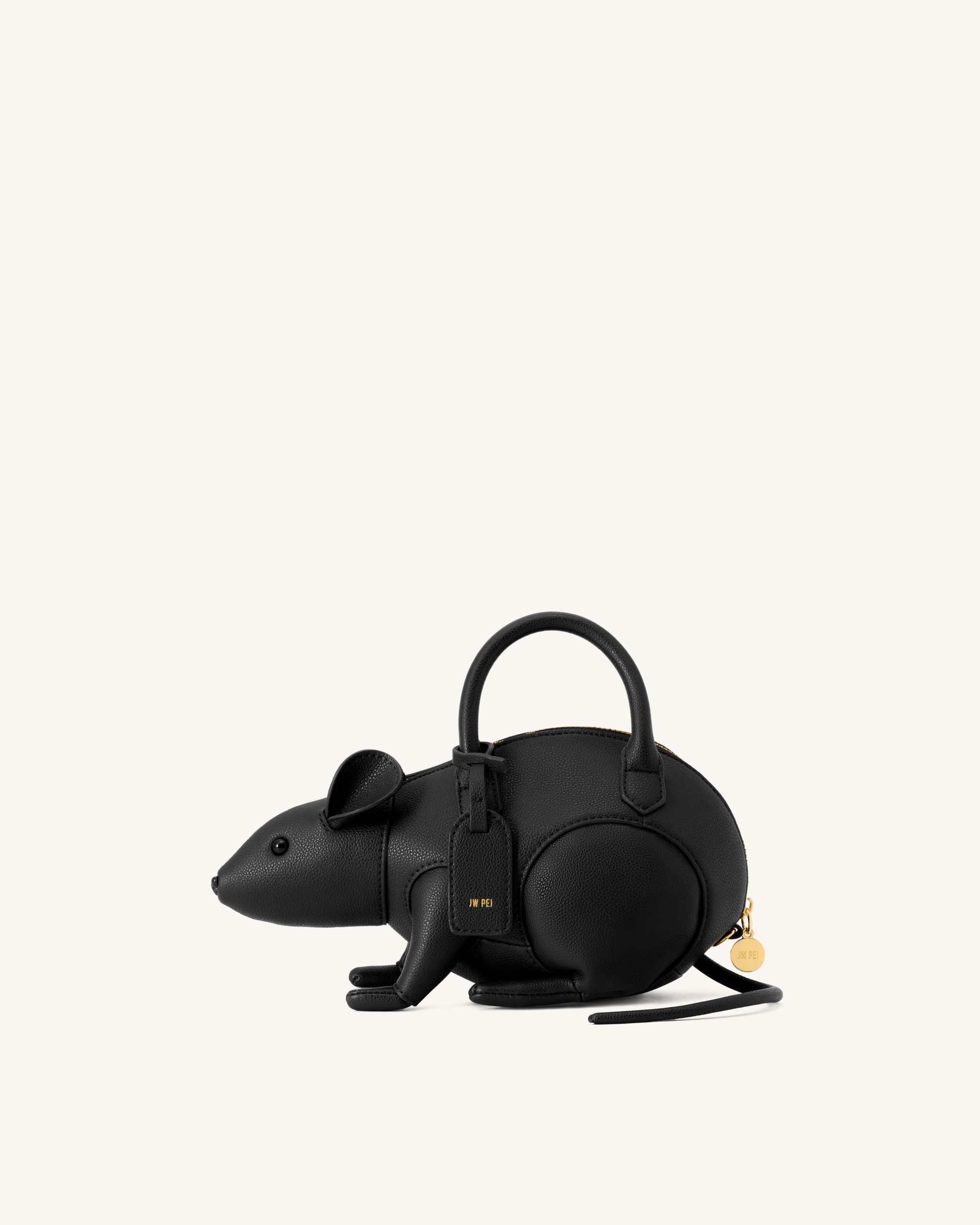 Mia Mouse Top Handle Bag - Black