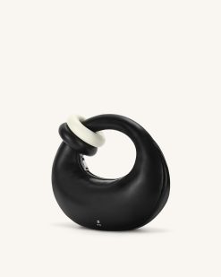 Alternative view of Abacus Top Handle Bag - Black